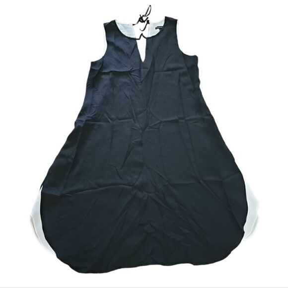 Eileen Fisher Sleeveless Double-Layer Silk Cocktail Dress Size XS - Picture 4 of 10